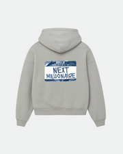 ZIP HOODIE “NEXT MILLIONAIRE”
